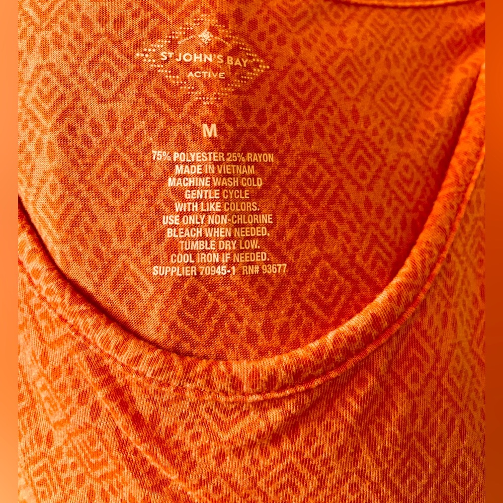 Gently Used!🤩St John’s Bay Active!😎Orange/size-M/adj.side - Picture 4 of 5